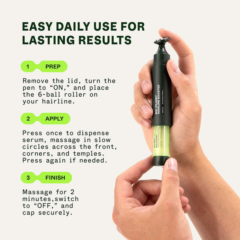 Bio-Pilixin® Refill Cartridge for Full Hairline Booster Routine | For Men
